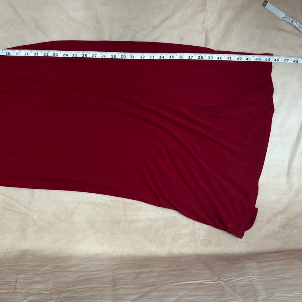 NWT Glory Sunshine Red Strapless dress - Picture 6 of 6